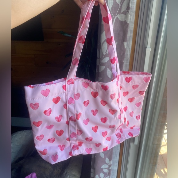 pink heart tote bag! - Picture 2 of 5